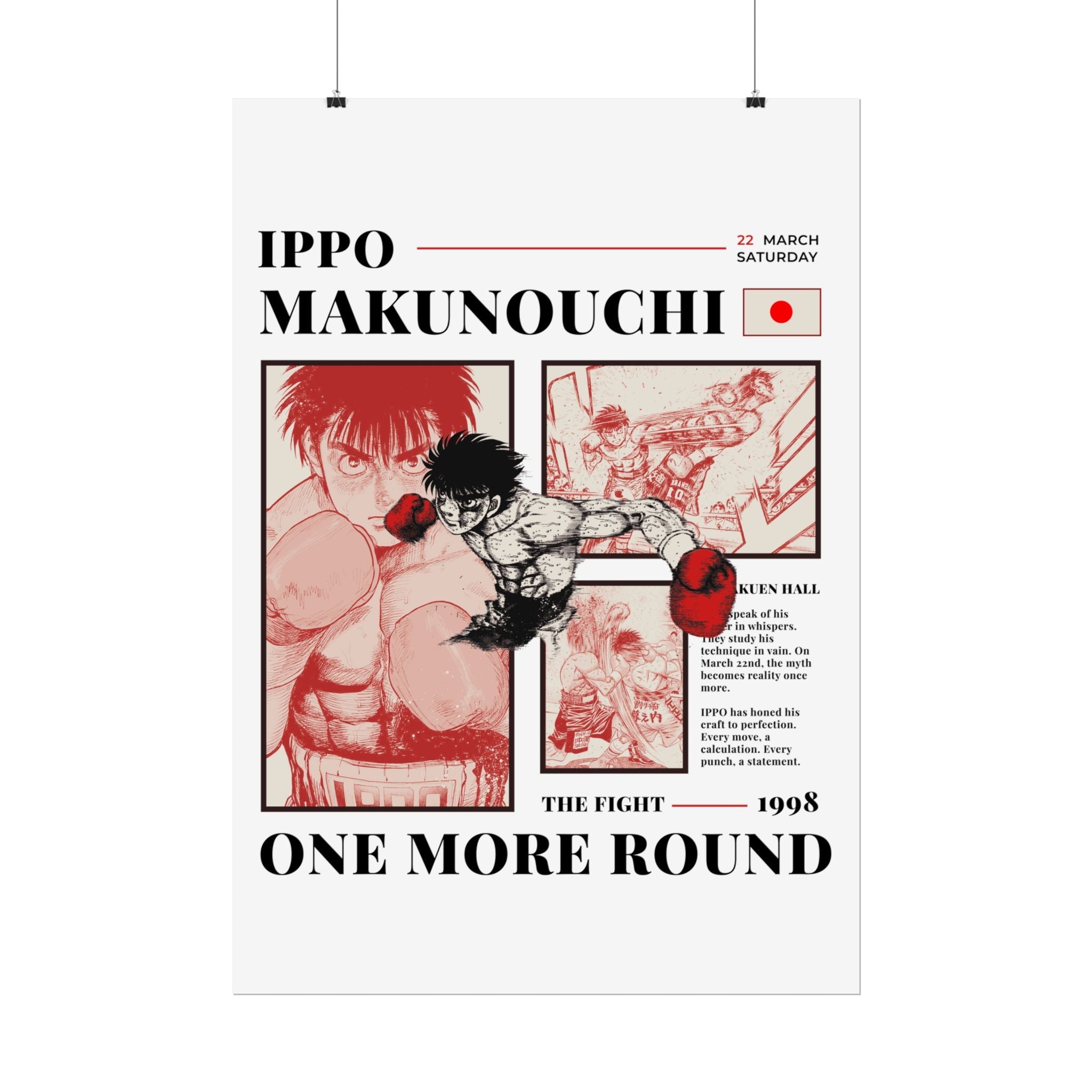 Vintage Rolled Posters - Ippo Makunochi - Hajime no Ippo - Senkai Project - Poster