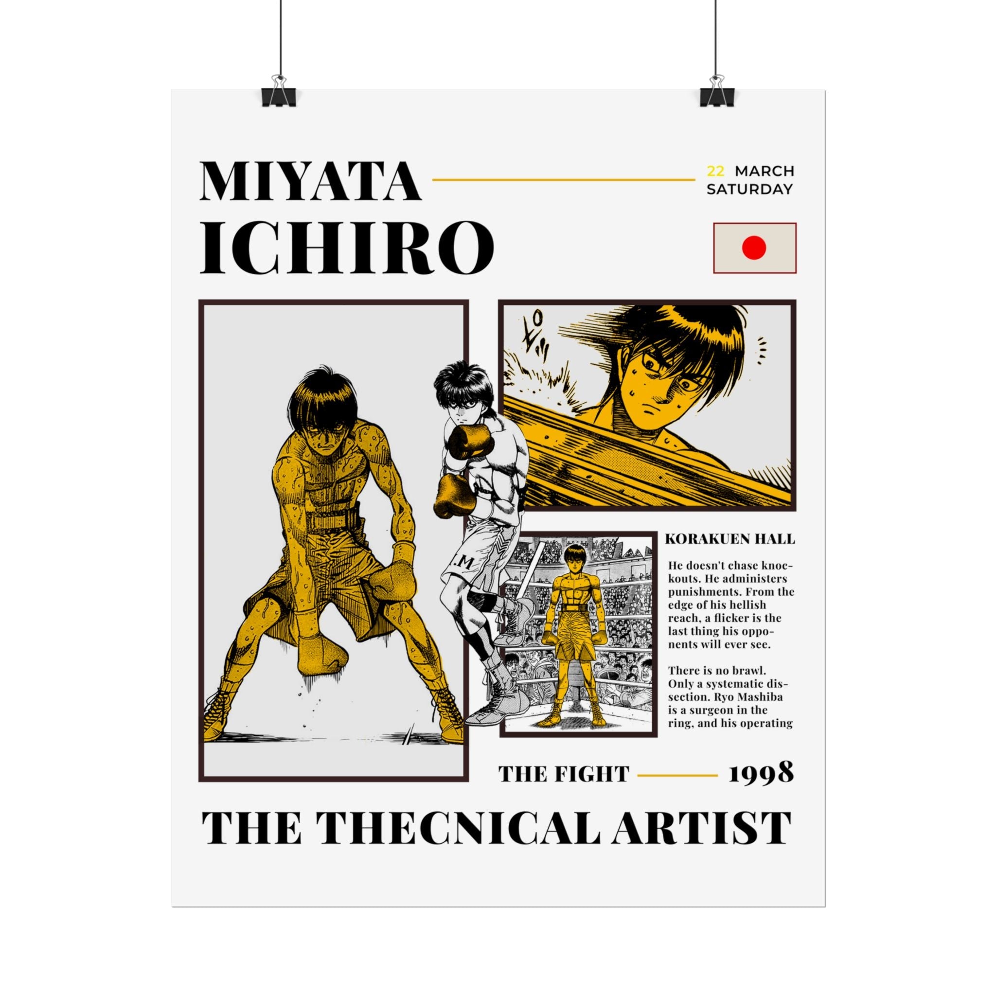 Vintage Rolled Posters - Miyata Ichiro - Hajime no Ippo - Senkai Project - Poster