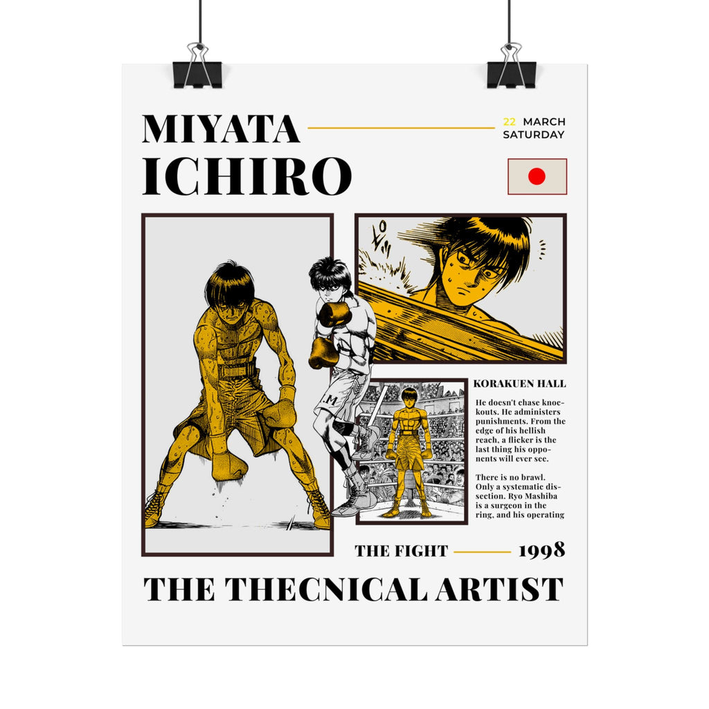 Vintage Rolled Posters - Miyata Ichiro - Hajime no Ippo - Senkai Project - Poster